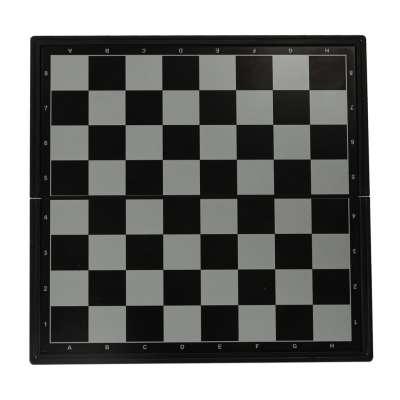 Magnetic chess checkers puzzle game