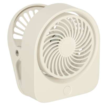 Mini desk fan with USB clip