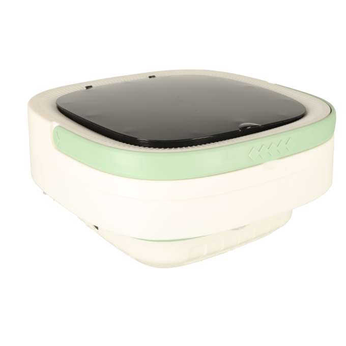 Mini portable washing machine folding 12L green