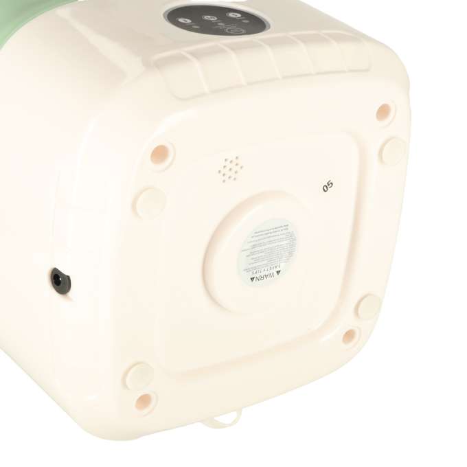Mini portable washing machine folding 12L green