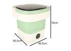 Mini portable washing machine folding 12L green 15
