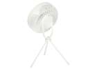 Mini standing desk fan white 4