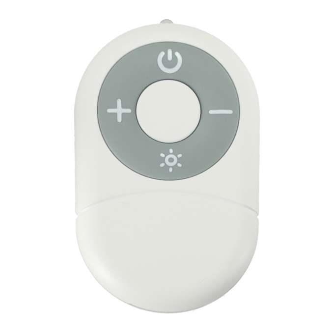 Mini standing desk fan white