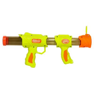 Nerfy cartridge ball gun 2in1 green