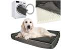 Orthopaedic dog bed cat bed waterproof lounger 90cm grey 1