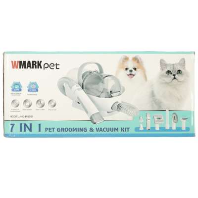 Pet hair vacuum cleaner grooming