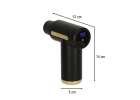 Pistolet do masażu masażer do pleców ciała LED 4w1 czarny 10