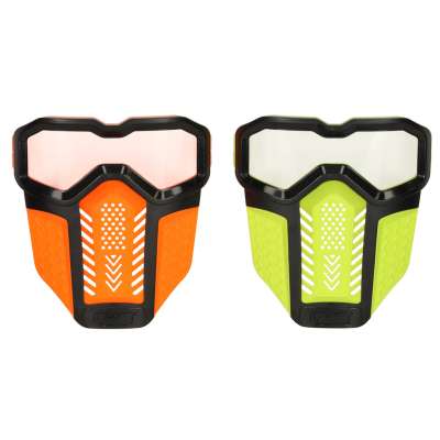 Pistolet na kulki piankowe x2 zestaw +  maska ochronna x2