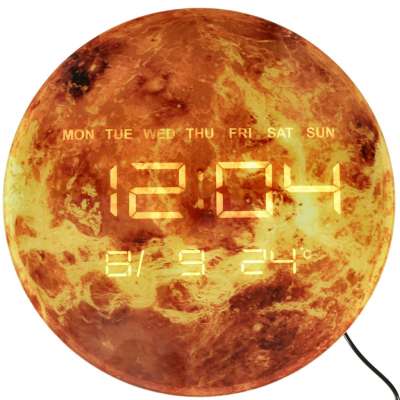 Planet mars orange 32cm price clock
