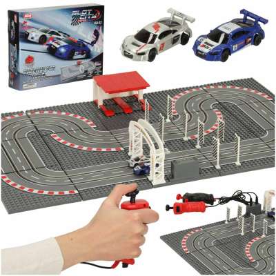 Police car racing track 64x38.5cm