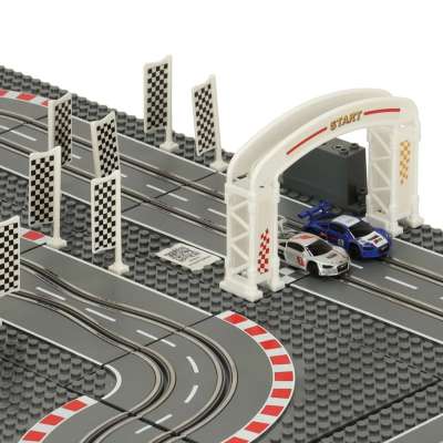 Police car racing track 64x38.5cm