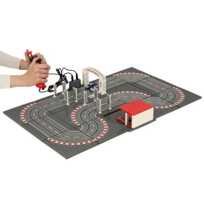 Police car racing track 64x38.5cm