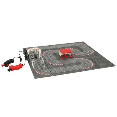 Police car racing track 64x64cm