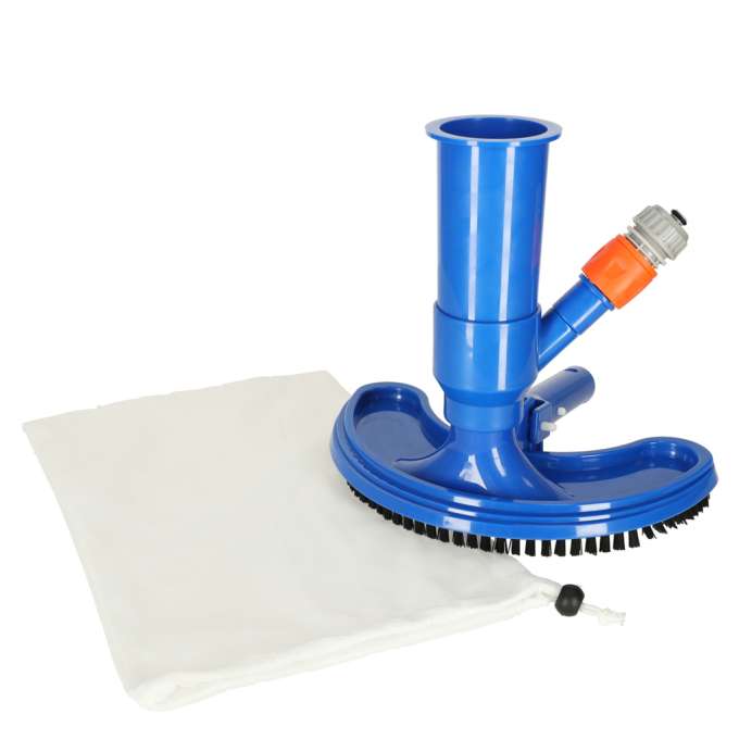 Pool vacuum cleaner set with reusable bag