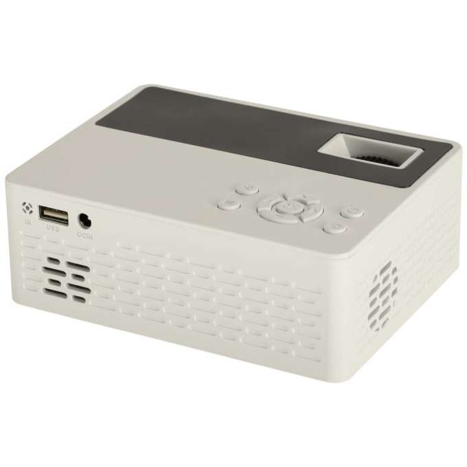 Projektor rzutnik przenośny LED TFT LCD 16:9 1920x1080 USB 20W biały