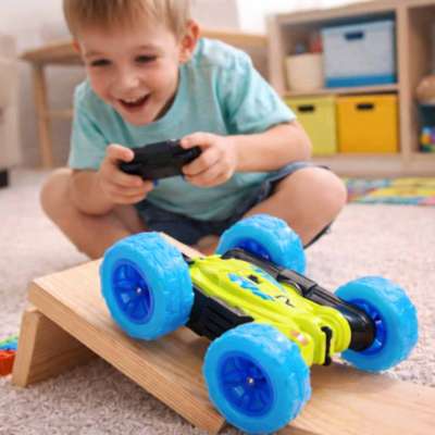 RC Remote Controlled Car REVOLT TG1023 Flip Speeder Lights 2.4GHz LED Off-Road For All Terrain 360 Acrobatics