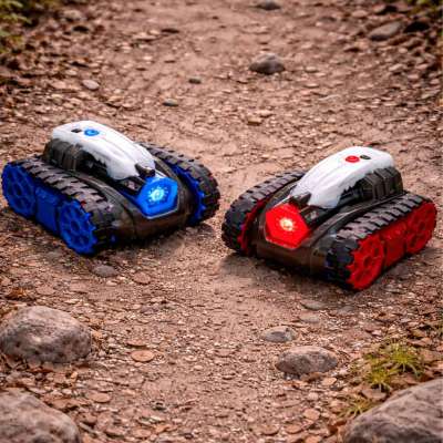 RC Remote Controlled Tank REVOLT TG1004T Battle Tanks Laser Duel 2.4GHz LED Sound Effects Off-Road