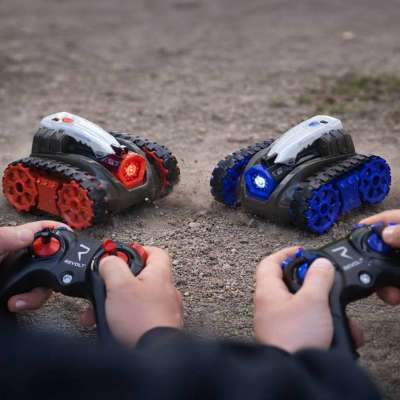 RC Remote Controlled Tank REVOLT TG1004T Battle Tanks Laser Duel 2.4GHz LED Sound Effects Off-Road