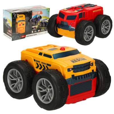 RC Revolt 2 Sided Rescue Racer remote control car