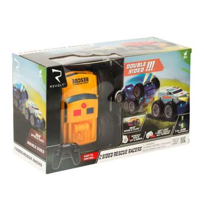 RC Revolt 2 Sided Rescue Racer remote control car
