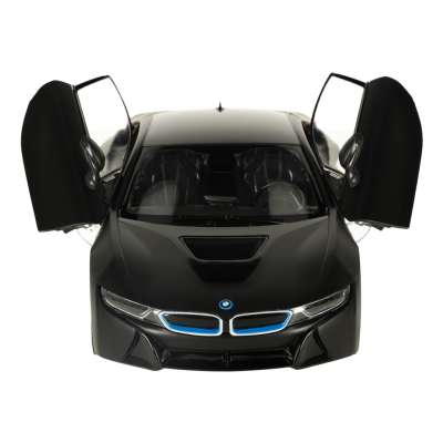 RC car 1:14 BMW i8 opening doors black