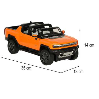 RC car 1:16 Hummer EV orange