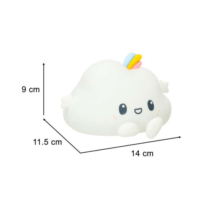 RGB silicone cloud night light