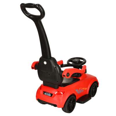 Rider push car 3in1 with sound lights red