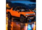 Samochód zdalnie sterowany Rastar 93000 Hummer EV 1:16 pomarańczowy 10