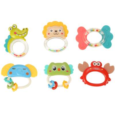 Sensory teether rattle set of 6. Bibi-inn