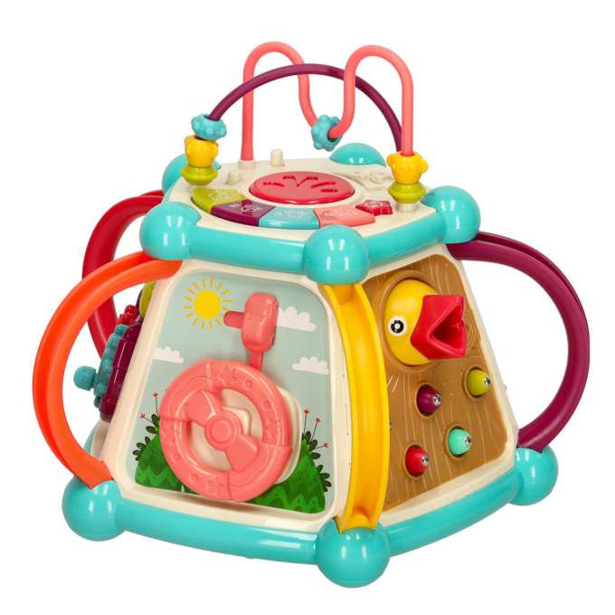 Sensory toy cube for children 7in1 Bibi-inn