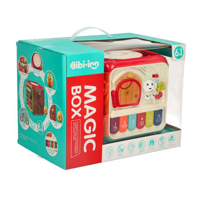 Sensory toy for children cube 6in1 Bibi-inn