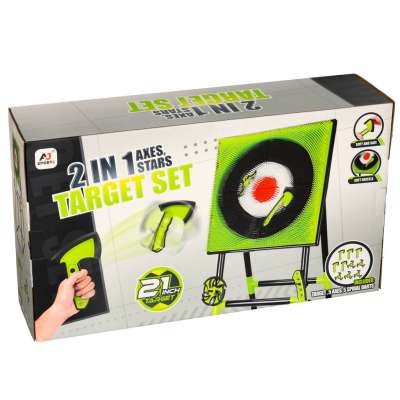 Silicone dartboard axe target for children