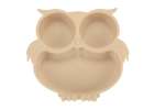 Silicone dishes for children owl beige 9 elements 3