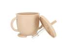 Silicone dishes for children owl beige 9 elements 5