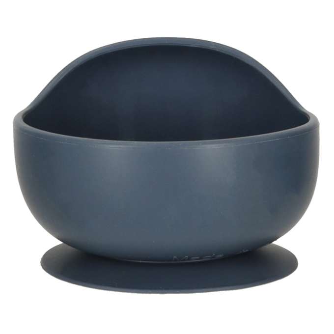 Silicone dishes for children squirrel 9 elements dark blue