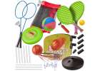 Sports set 5in1 badminton basketball volleyball tennis frisbee 2