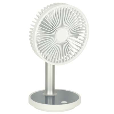 Standing fan on a leg white