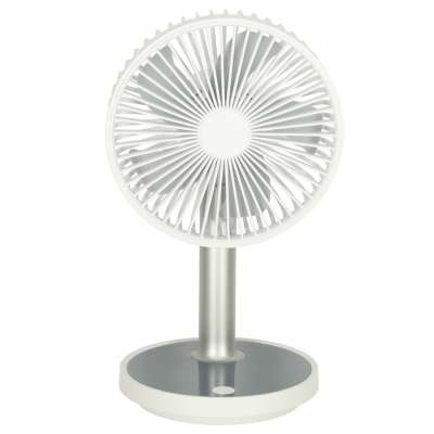 Standing fan on a leg white