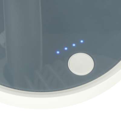Standing fan on a leg white