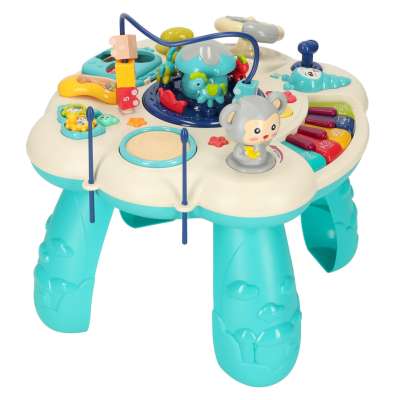 Educational interactive table for children with sound blue