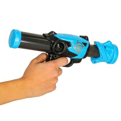 Target shooting robot head arcade game set gun + balls