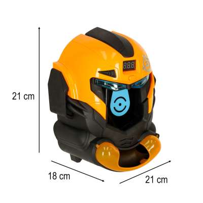 Target shooting robot head arcade game set gun + balls
