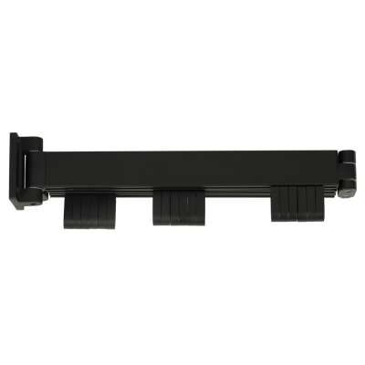 Telescopic extension wall hanger 114cm black