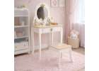Toaletka drewniana dla dziewczynki LULILO Bella lustro taboret akcesoria 9