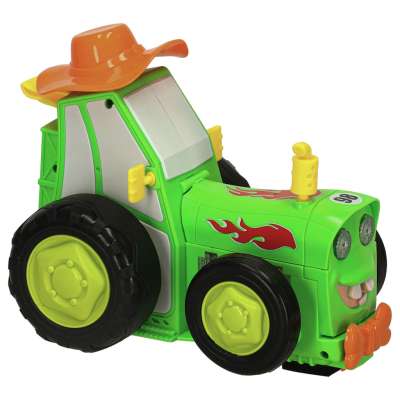 Tractor RC tractor jumping dancing sound green