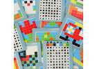 Układanka kreatywna logiczna klocki puzzle mozaika 175 elementów 13
