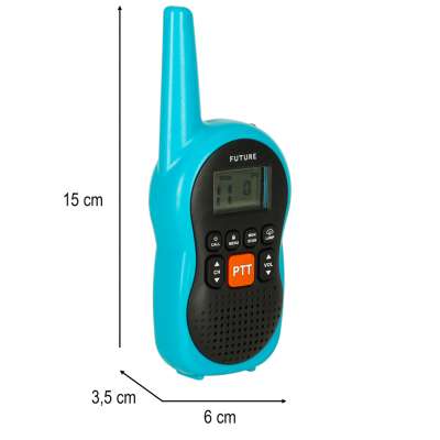 Walkie Talkie walkie talkies for children 3km range set of 2 pcs.