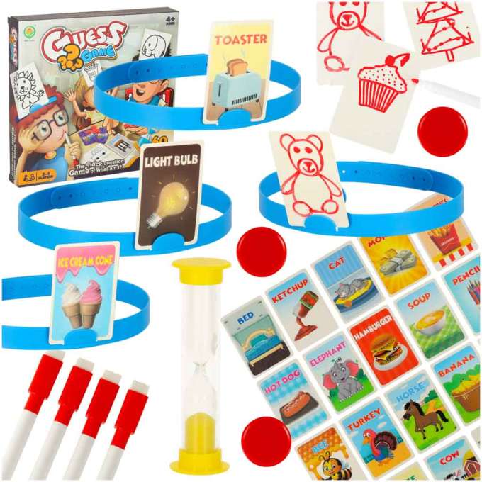 Who am I! Guess Drawing Family social game for kids