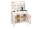 Wooden kitchen pink flowers oven LULILO 5